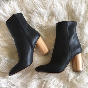 Sydney Brown Black High Ankle Boot